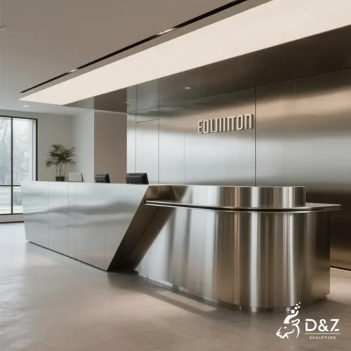 Custom Reception Desk - Modern Metal Office Furniture DZN252-1