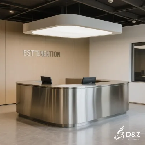 Custom Reception Desk - Modern Metal Office Furniture DZN252-2