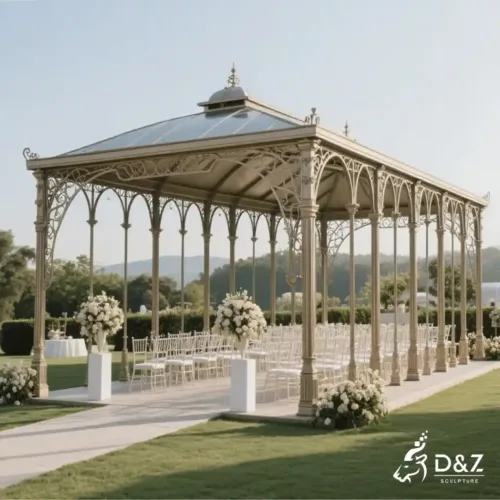 European Style Metal Garden Wedding Gazebo Ceremony Decor DZN250-2