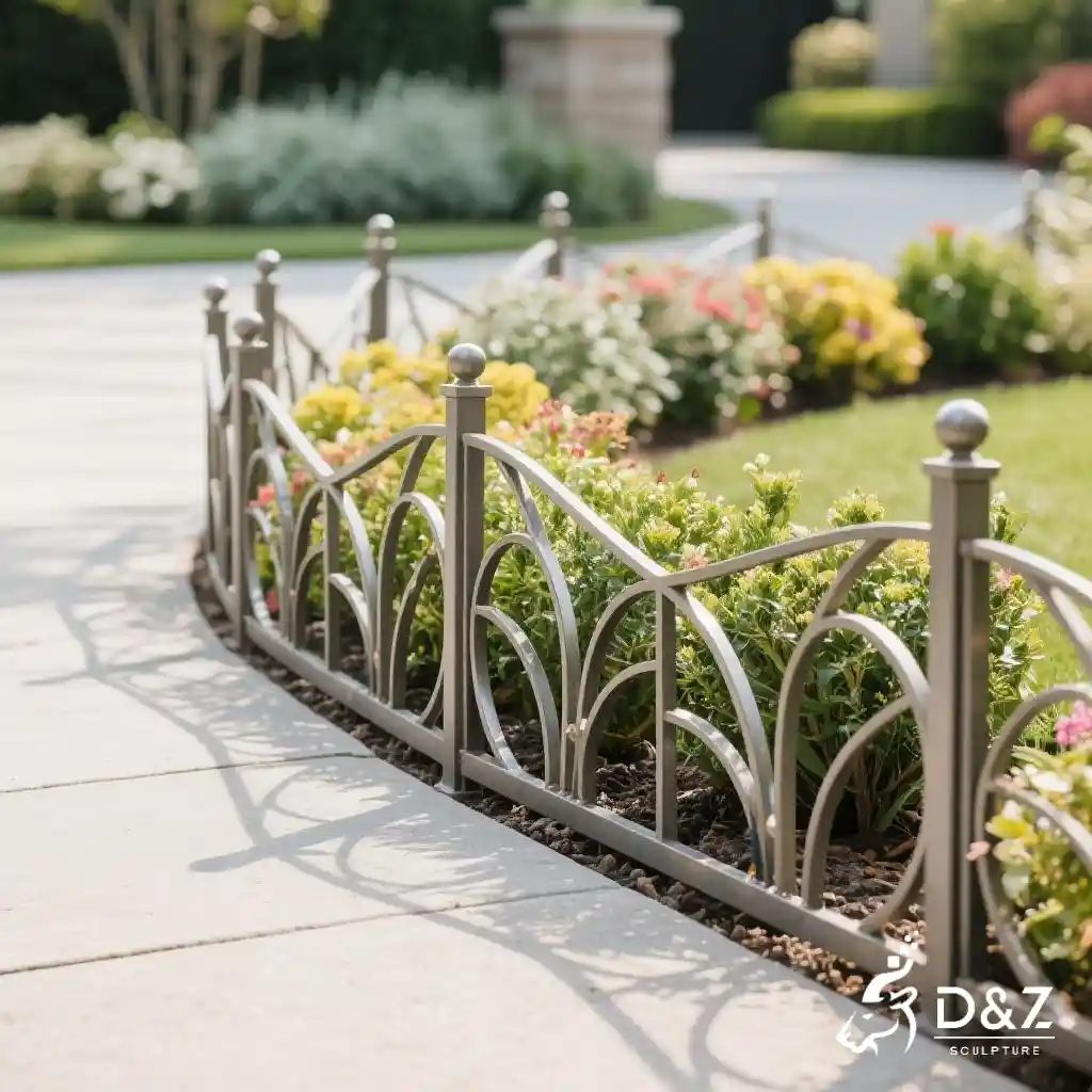 Metal Garden Border Fence - Flower Bed Fence Art DZN287-1