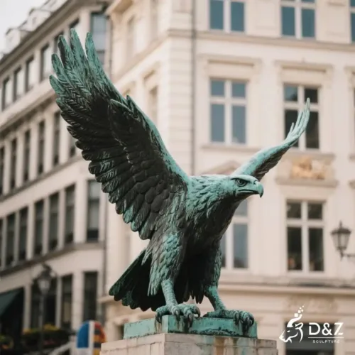 Large Bronze New Zealand Eagle Statue for Sale DZN270-1 Large Bronze New Zealand Eagle Statue for Sale DZN270-1