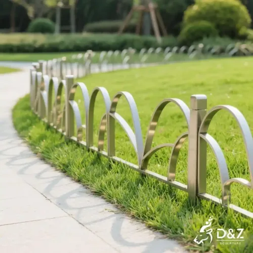 Metal Garden Border Fence - Flower Bed Fence Art DZN287-5