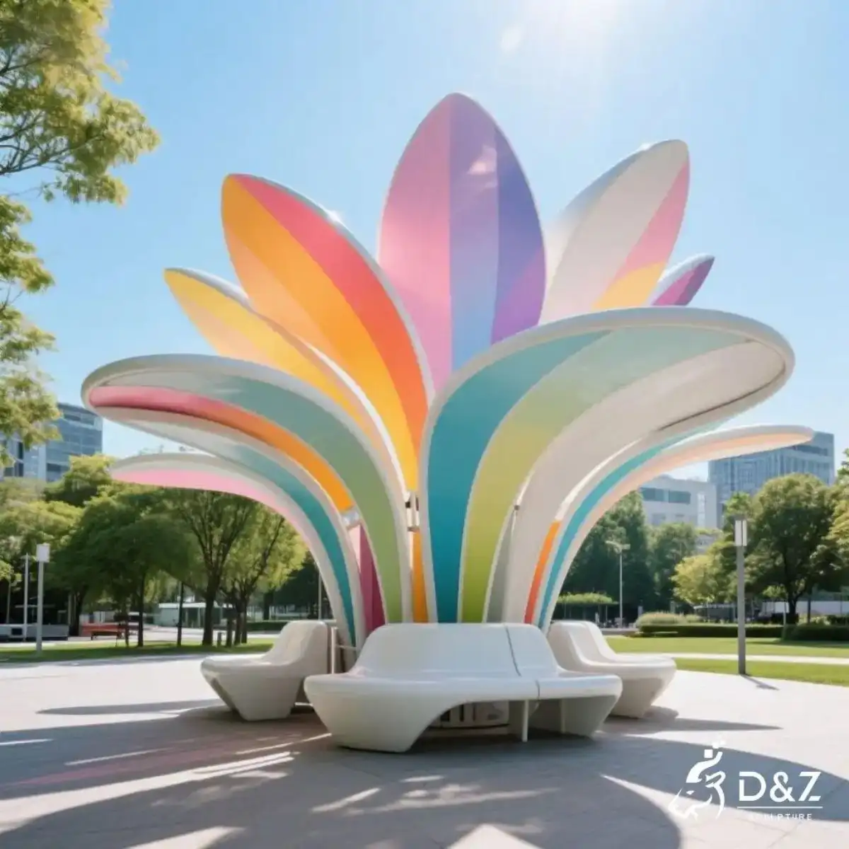 7 Functional Flower Garden Sculptures | Creative Modern Art 3