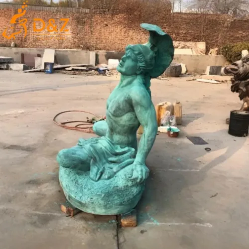 Custom Greek Achilles bronze statue, cast by lost-wax method, outdoor and indoor decoration-1