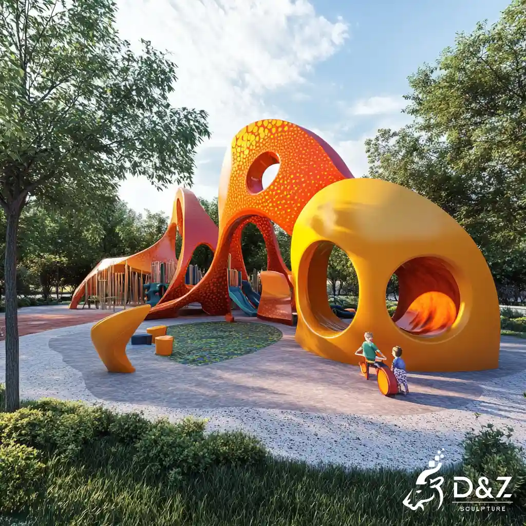 Large Interactive Custom-themed Playground Sculptures DZN419-6