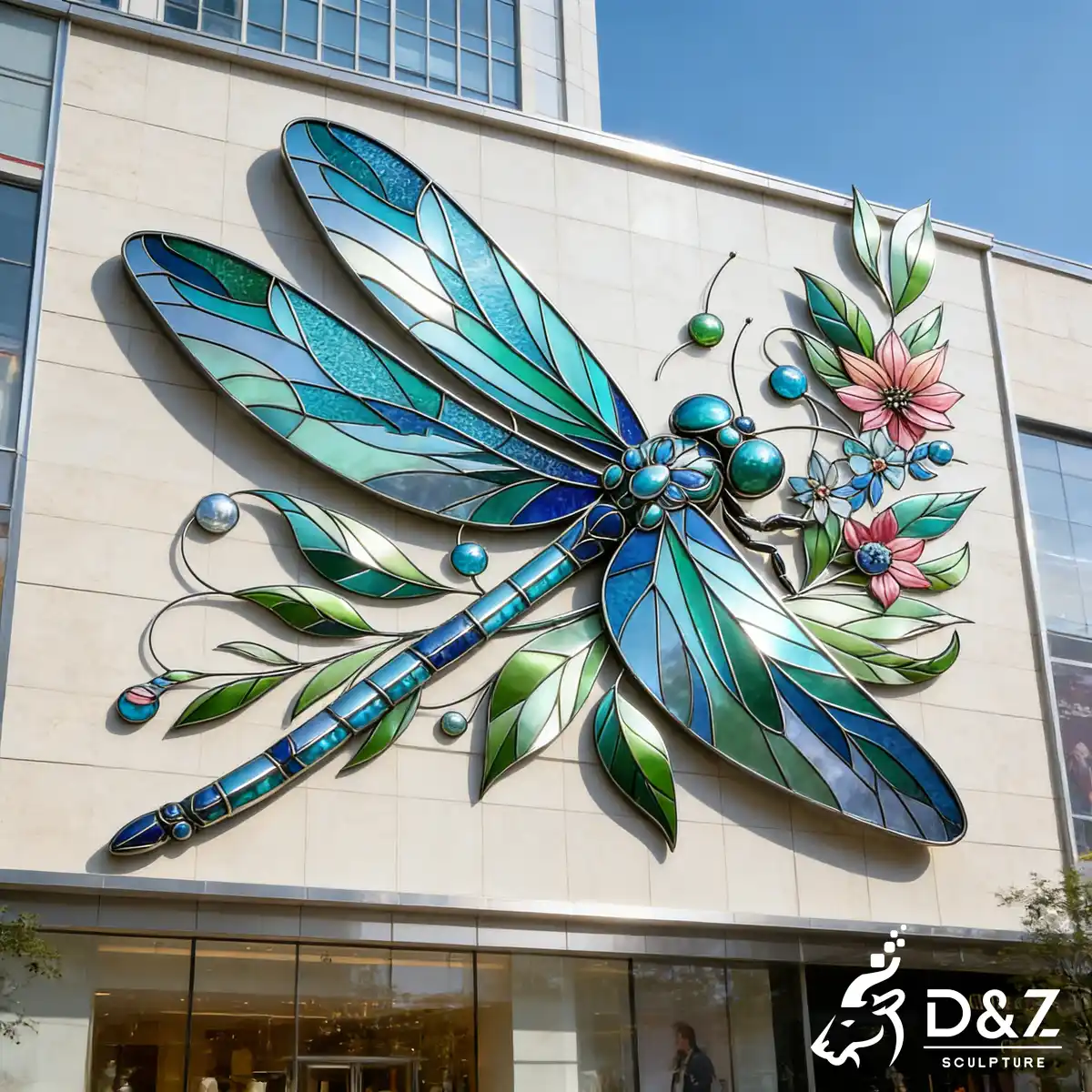 16 Stunning Large Metal Dragonfly Sculptures for Outdoor Gardens: 2026 Trending Designs by D&Z Art Sculpture-2