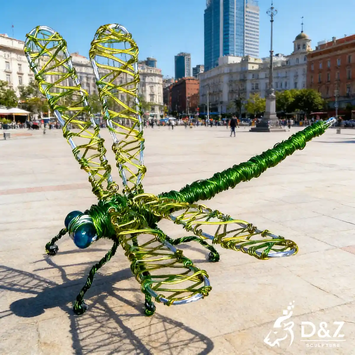 16 Stunning Large Metal Dragonfly Sculptures for Outdoor Gardens: 2026 Trending Designs by D&Z Art Sculpture-8