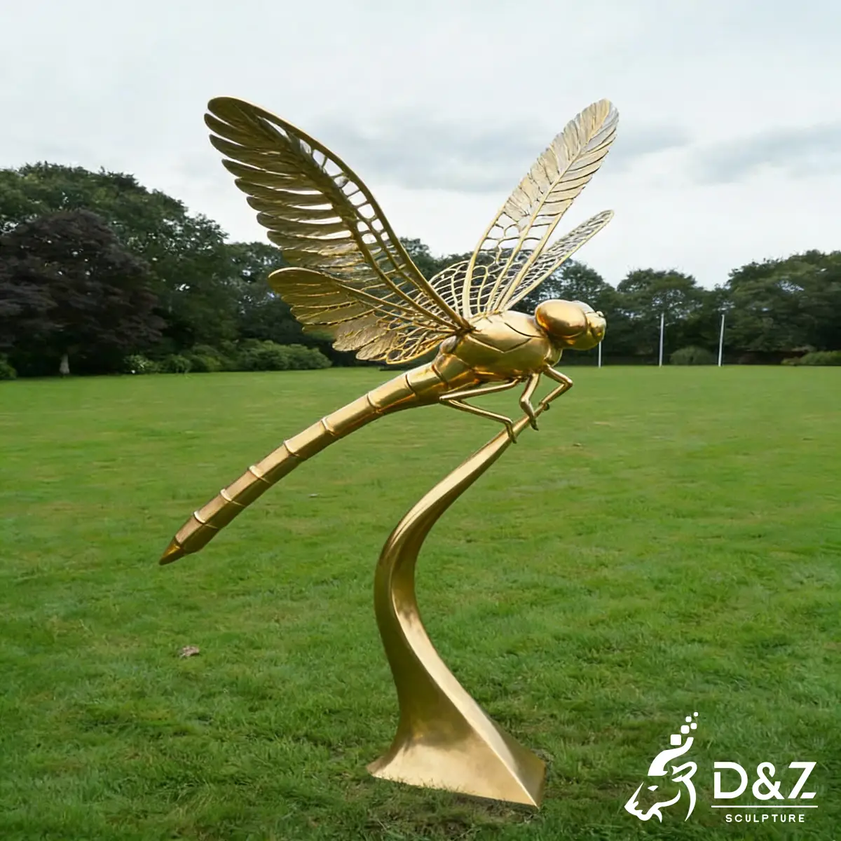 16 Stunning Large Metal Dragonfly Sculptures for Outdoor Gardens: 2026 Trending Designs by D&Z Art Sculpture-5