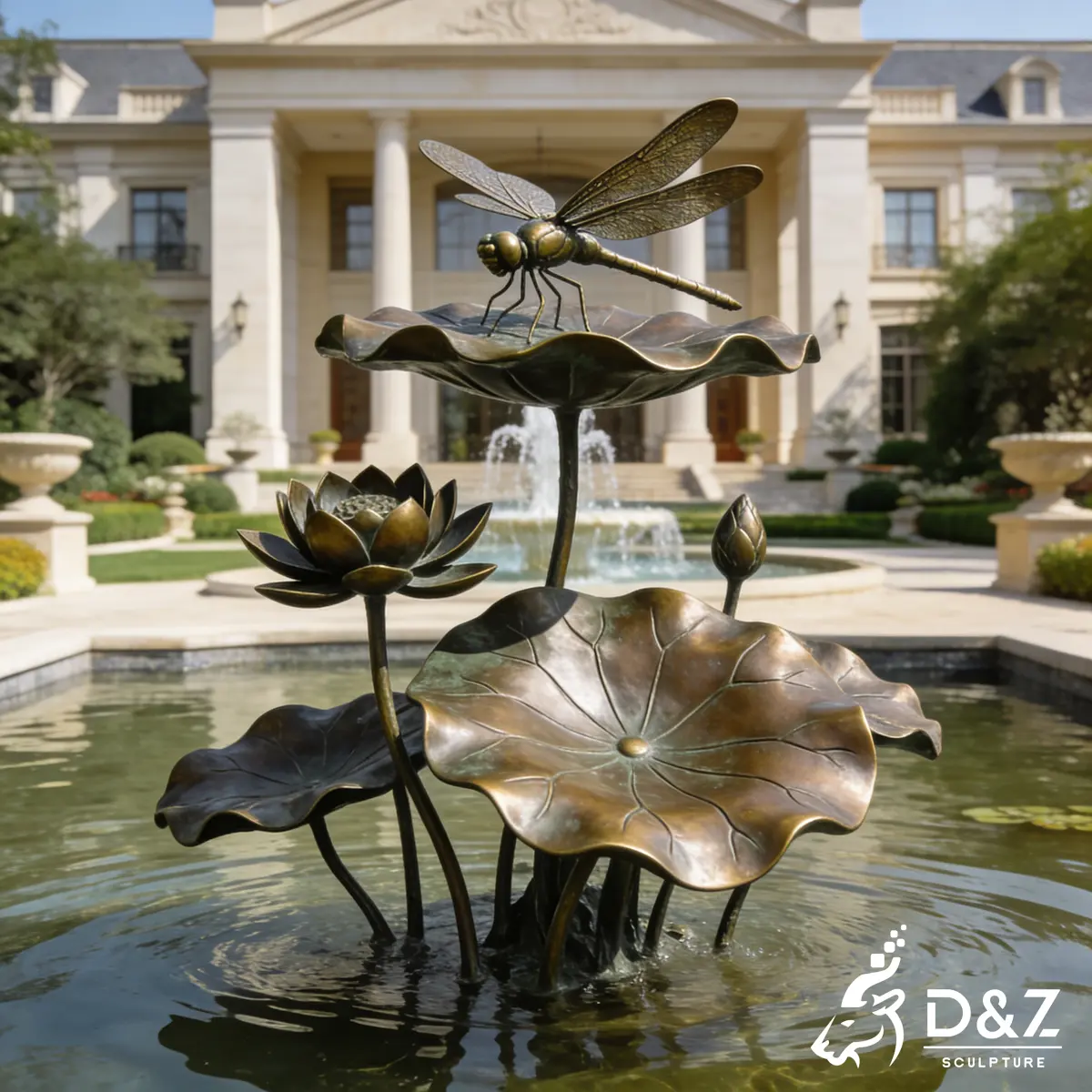 16 Stunning Large Metal Dragonfly Sculptures for Outdoor Gardens: 2026 Trending Designs by D&Z Art Sculpture-12