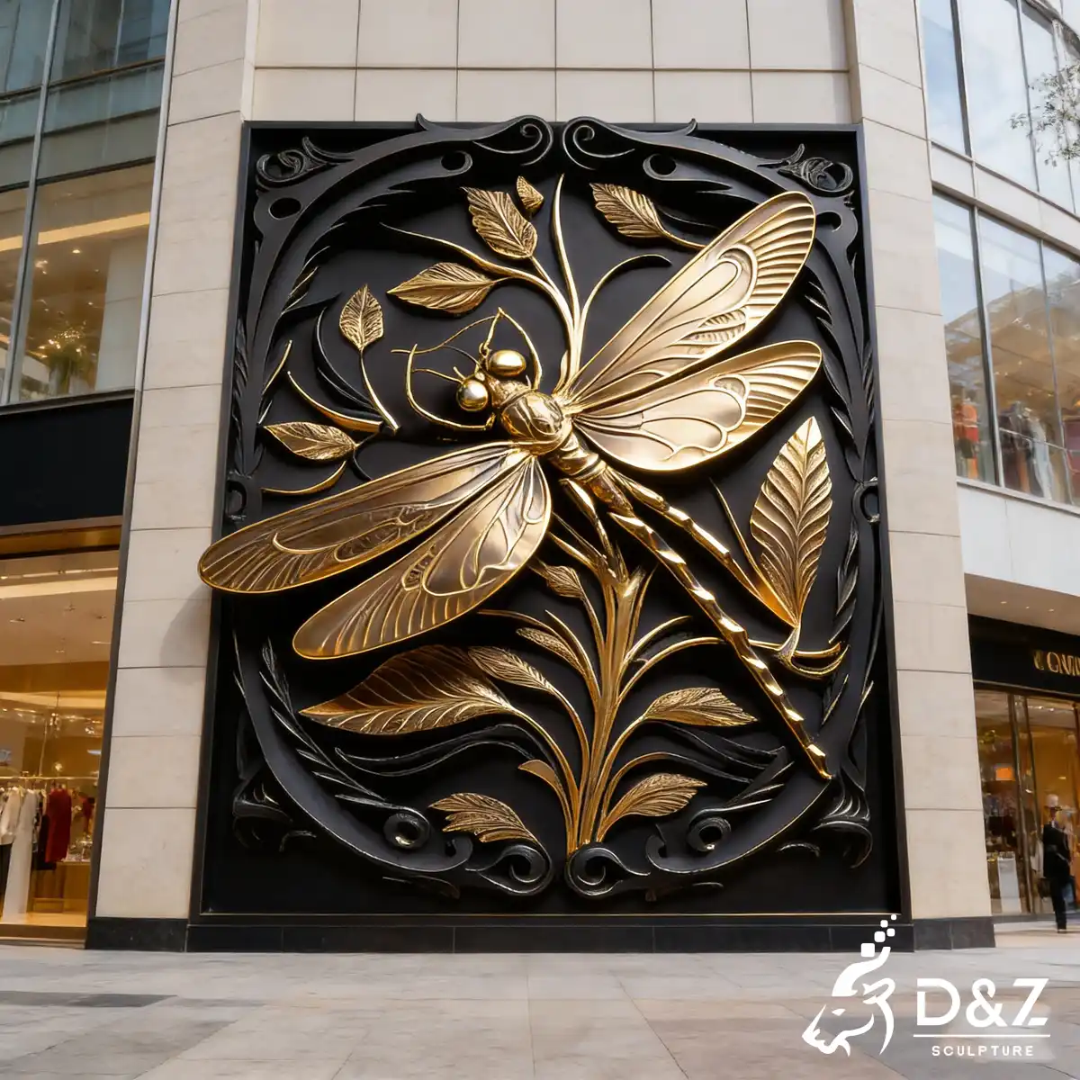 16 Stunning Large Metal Dragonfly Sculptures for Outdoor Gardens: 2026 Trending Designs by D&Z Art Sculpture-3