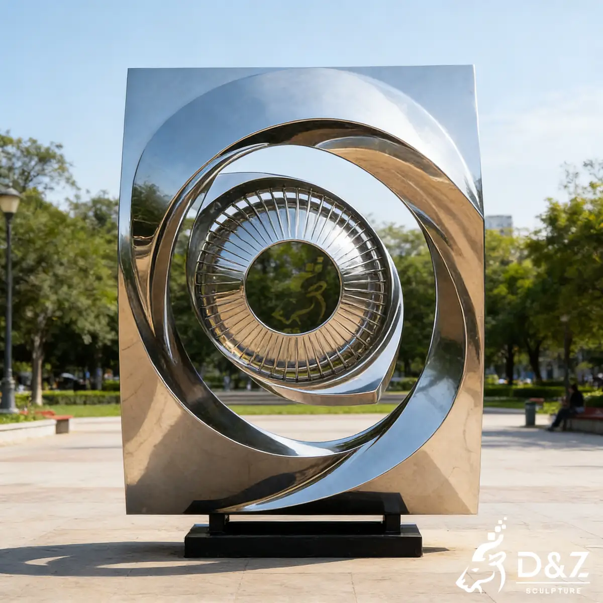 21 Abstract Metal Sculptures for Modern Outdoor Art Spaces-11 21 Abstract Metal Sculptures for Modern Outdoor Art Spaces-11