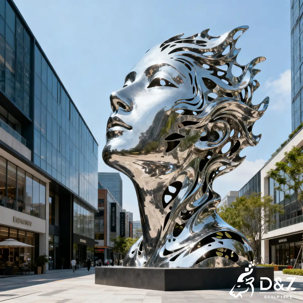 21 Abstract Metal Sculptures for Modern Outdoor Art Spaces-2 21 Abstract Metal Sculptures for Modern Outdoor Art Spaces-2