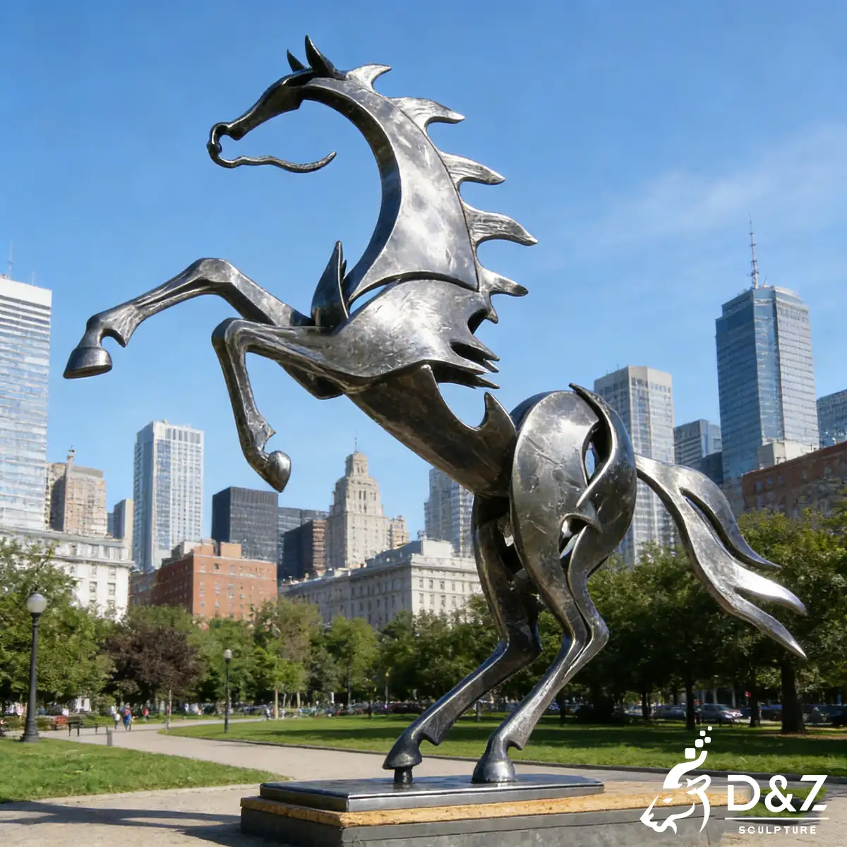 21 Abstract Metal Sculptures for Modern Outdoor Art Spaces-15 21 Abstract Metal Sculptures for Modern Outdoor Art Spaces-15