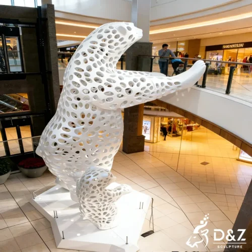 3D Abstract Bear Sculpture Art for Modern Outdoor Nature DZN518-7 3D Abstract Bear Sculpture Art for Modern Outdoor Nature DZN518-7