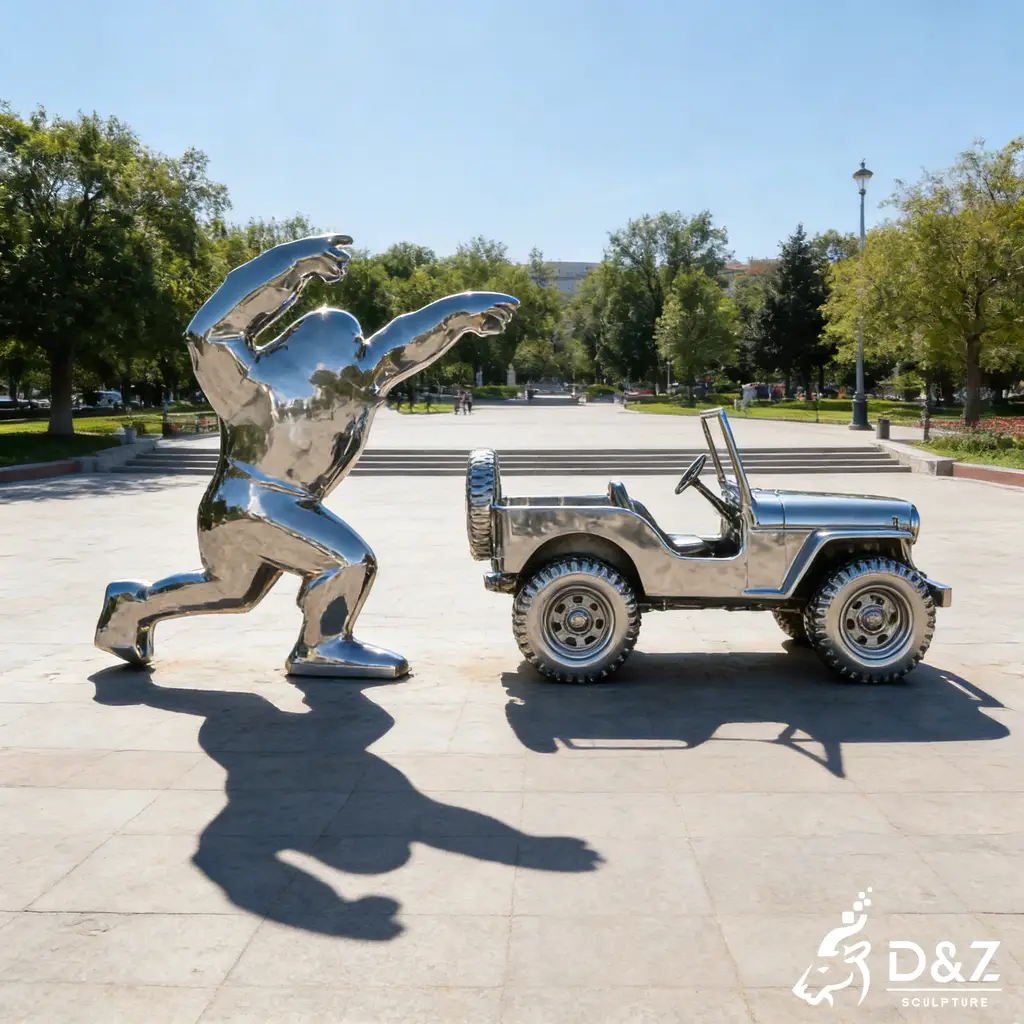 Giant Sasquatch & Bigfoot Metal Sculpture Outdoor Monster Art DZN505-7 Giant Sasquatch & Bigfoot Metal Sculpture Outdoor Monster Art DZN505-7