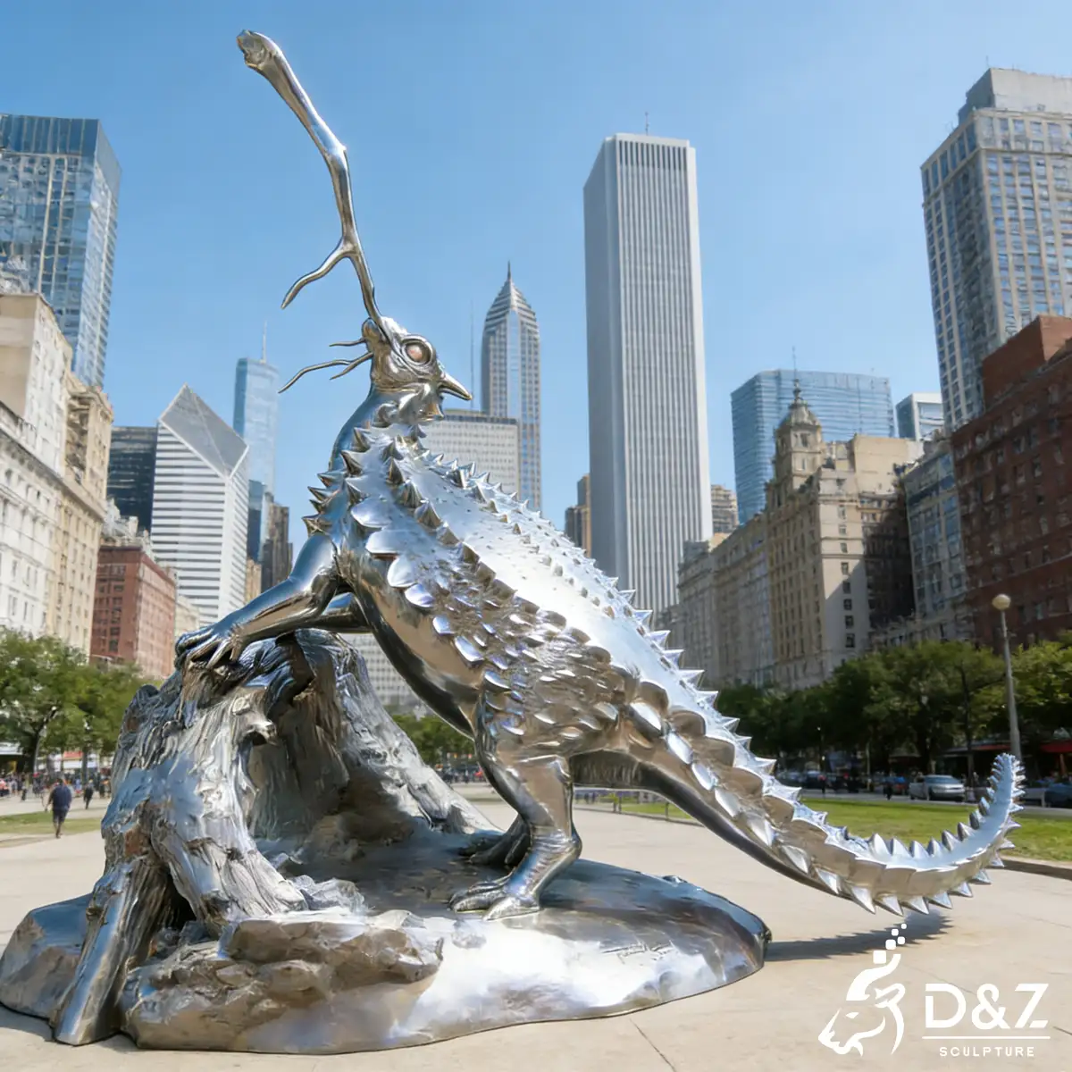 16 Metal Dinosaur Sculptures: Transform Spaces with Prehistoric Art-Ankylosaurus sculpture 16 Metal Dinosaur Sculptures: Transform Spaces with Prehistoric Art-Ankylosaurus sculpture
