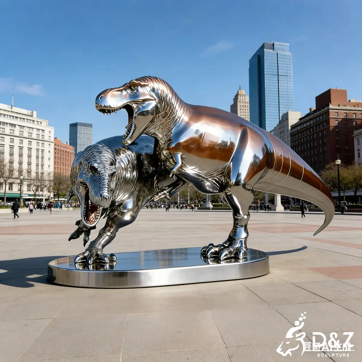 16 Metal Dinosaur Sculptures: Transform Spaces with Prehistoric Art-allosaurus sculpture 16 Metal Dinosaur Sculptures: Transform Spaces with Prehistoric Art-allosaurus sculpture