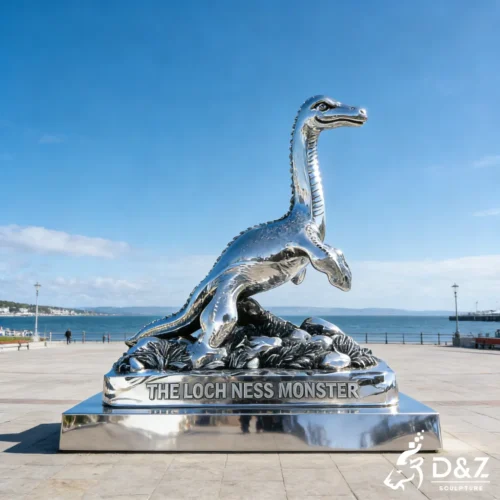 Large Metal Sea Loch Ness Monster Sculpture for Coast DZN508-2 Large Metal Sea Loch Ness Monster Sculpture for Coast DZN508-2