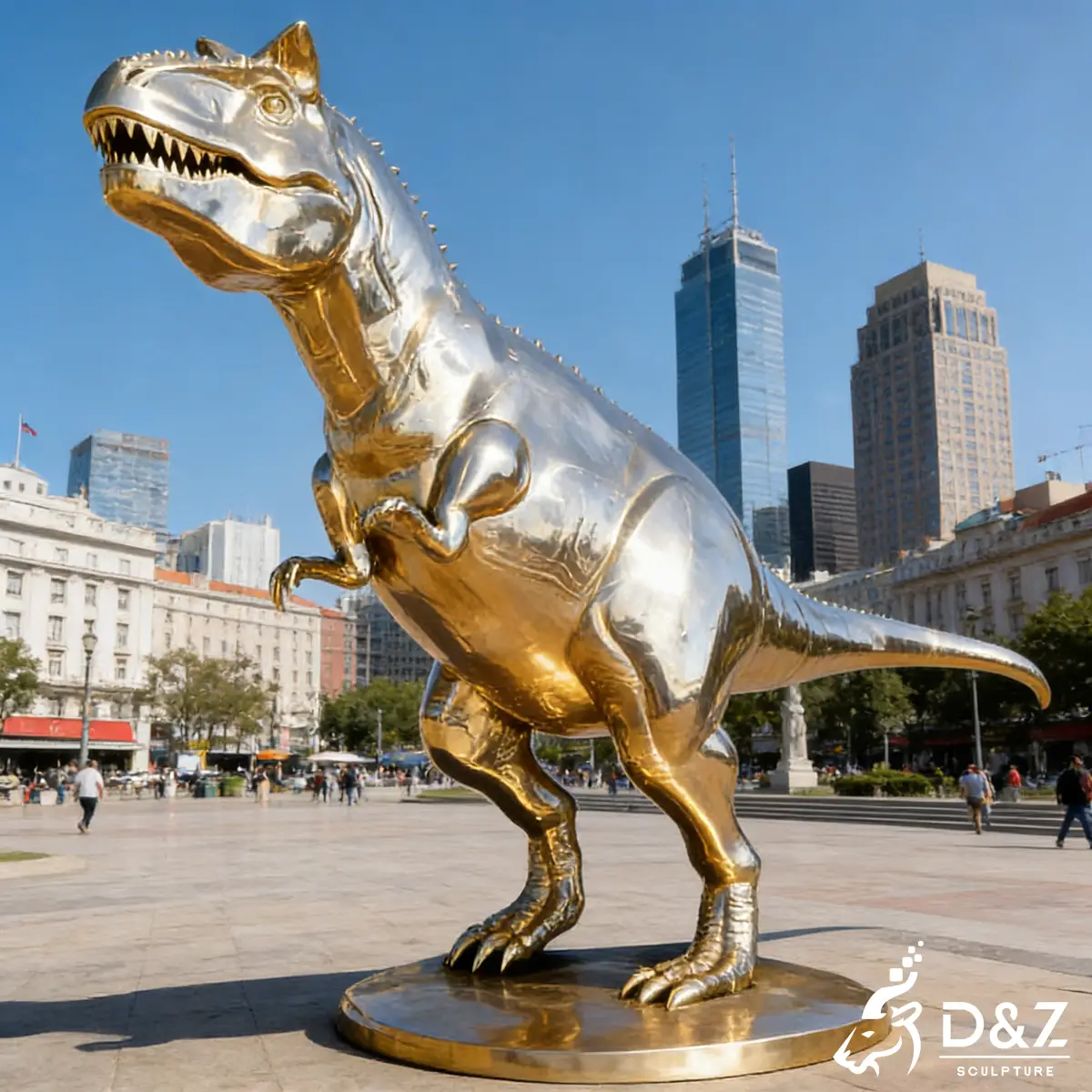16 Metal Dinosaur Sculptures: Transform Spaces with Prehistoric Art-carnotaurus sculpture 16 Metal Dinosaur Sculptures: Transform Spaces with Prehistoric Art-carnotaurus sculpture