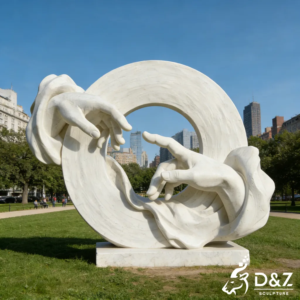 White Marble Hand Sculpture Inspired Creation of Adam DZN569-1 White Marble Hand Sculpture Inspired Creation of Adam DZN569-1