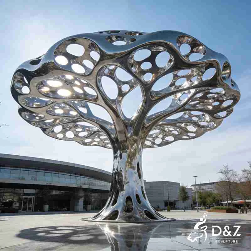 modern tree sculpture