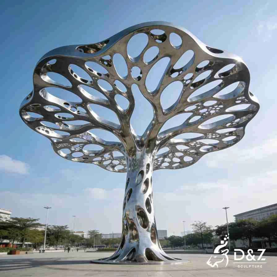 Modern Tree Sculpture 