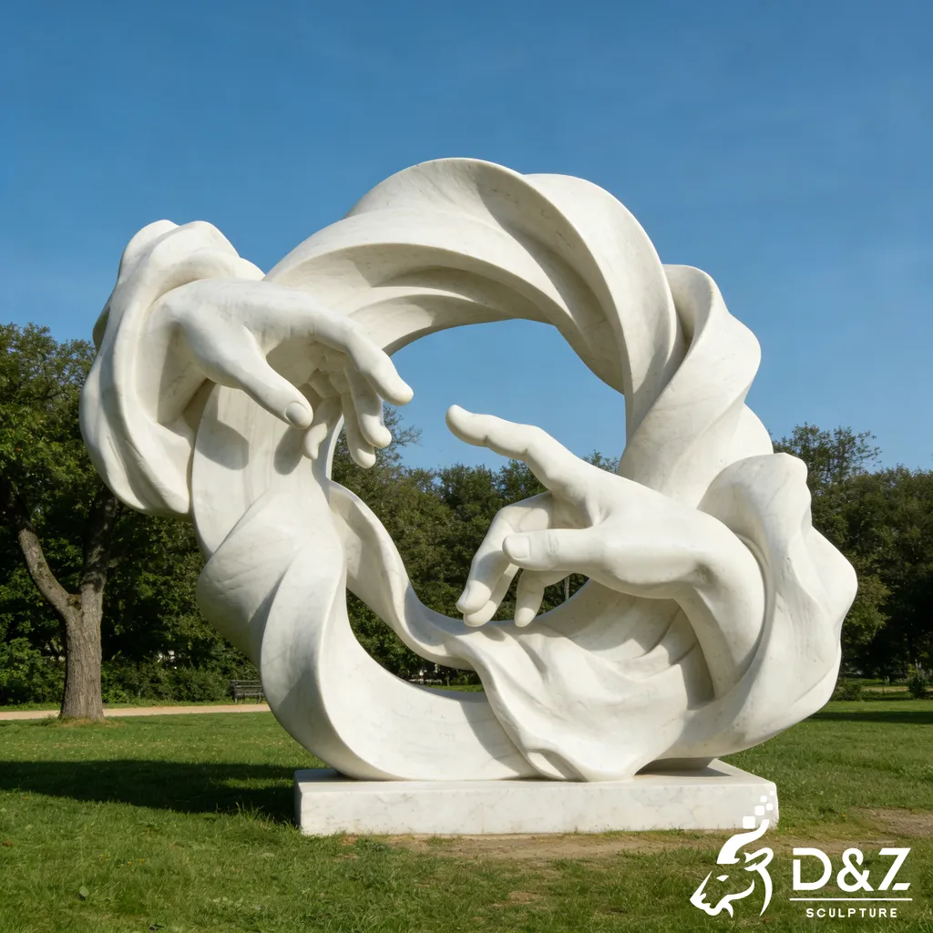 White Marble Hand Sculpture Inspired Creation of Adam DZN569-5 White Marble Hand Sculpture Inspired Creation of Adam DZN569-5