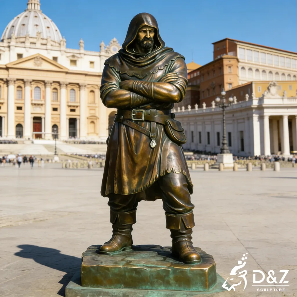 Bronze Medieval Executioner Warrior Sculpture Art DZN468-5 Bronze Medieval Executioner Warrior Sculpture Art DZN468-5