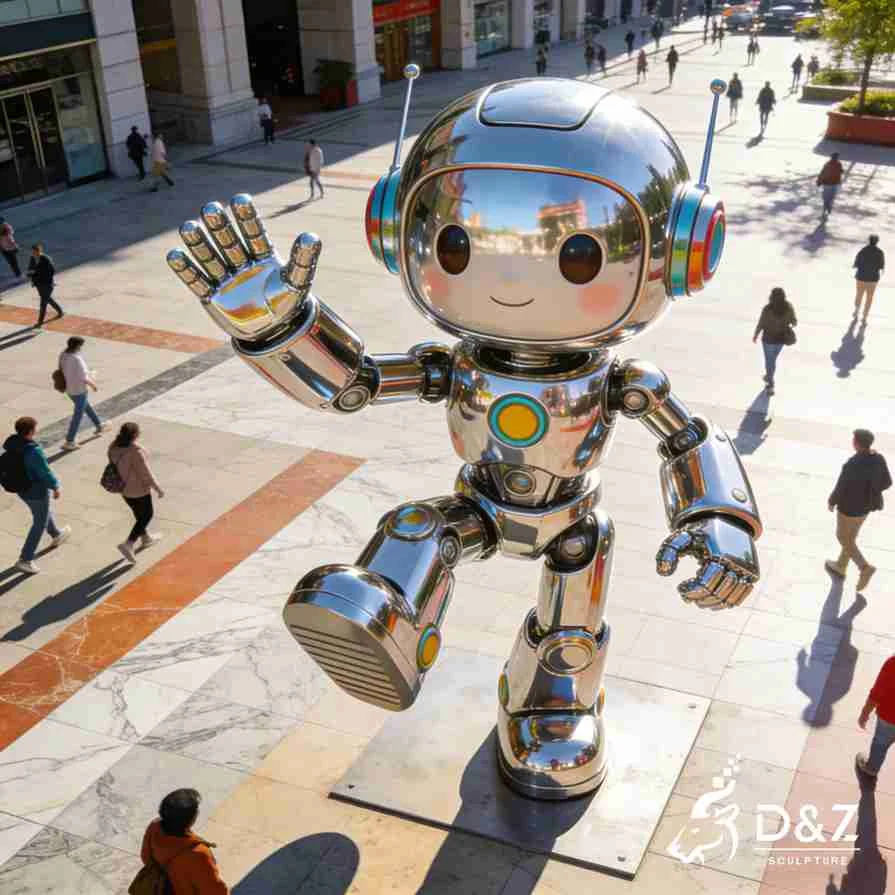 Metal Robot Sculpture3 Metal Robot Sculpture3