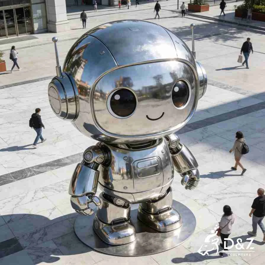 Metal Robot Sculpture4 Metal Robot Sculpture4