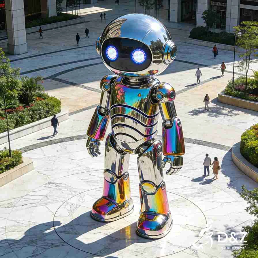 Metal Robot Sculpture5 Metal Robot Sculpture5