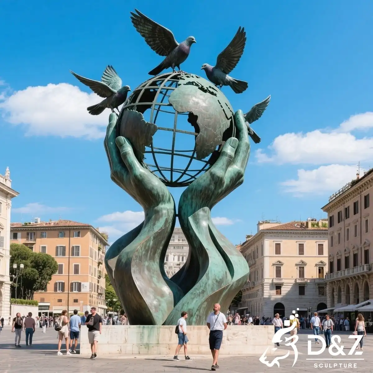 20 Custom Stunning Large Hand Sculpture Garden Decorations-6 20 Custom Stunning Large Hand Sculpture Garden Decorations-6