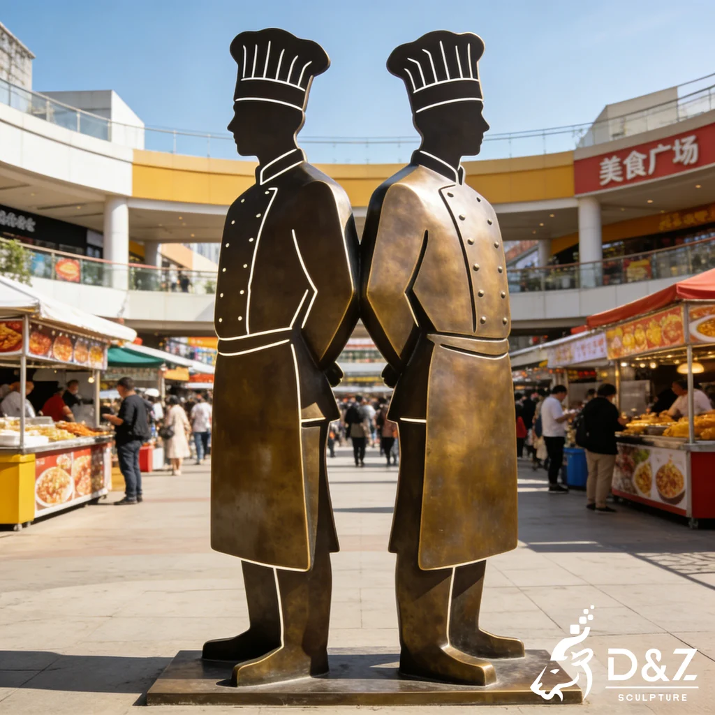 Large Kitchen Chef Statue Restaurant Decor for Sale DZN547-3 Large Kitchen Chef Statue Restaurant Decor for Sale DZN547-3