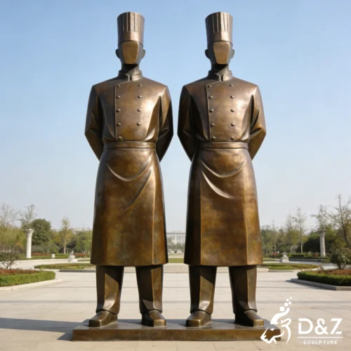 Large Kitchen Chef Statue Restaurant Decor for Sale DZN547-6