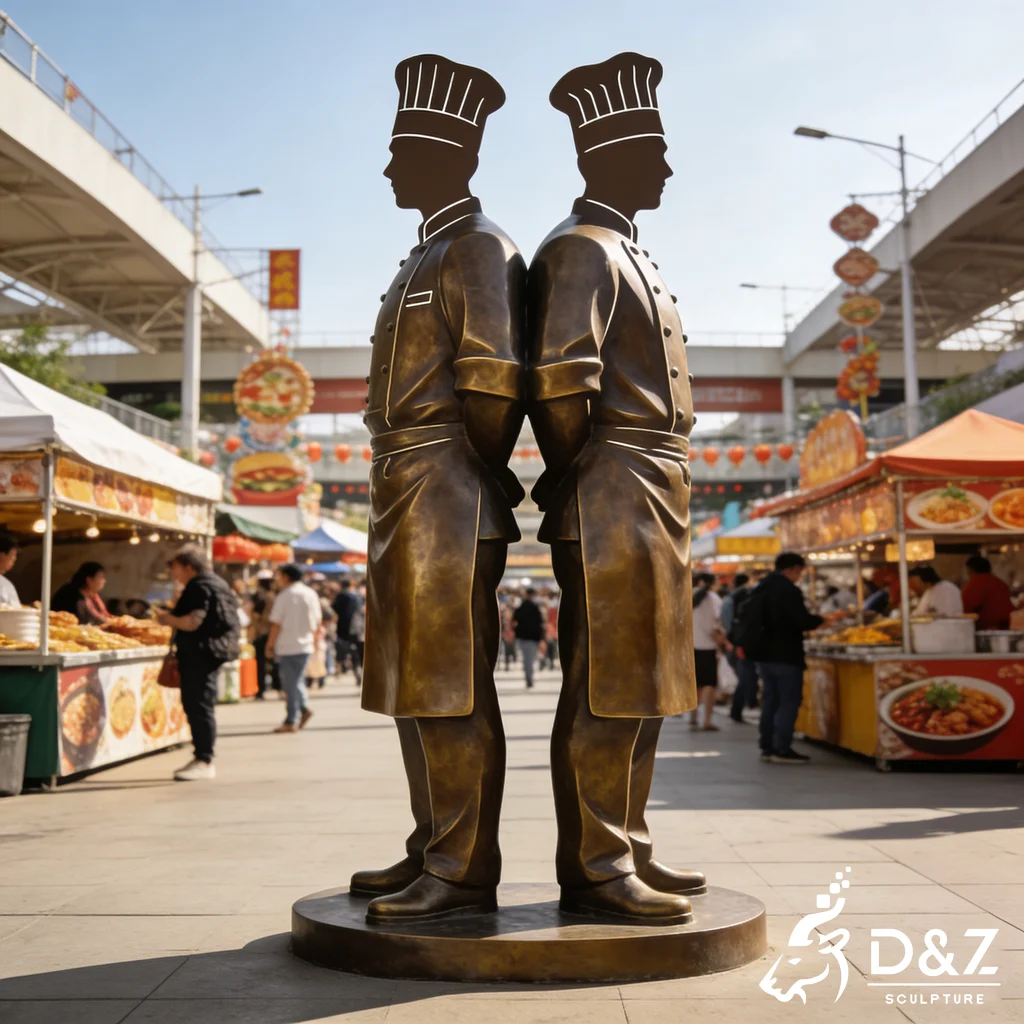 Large Kitchen Chef Statue Restaurant Decor for Sale DZN547-7 Large Kitchen Chef Statue Restaurant Decor for Sale DZN547-7
