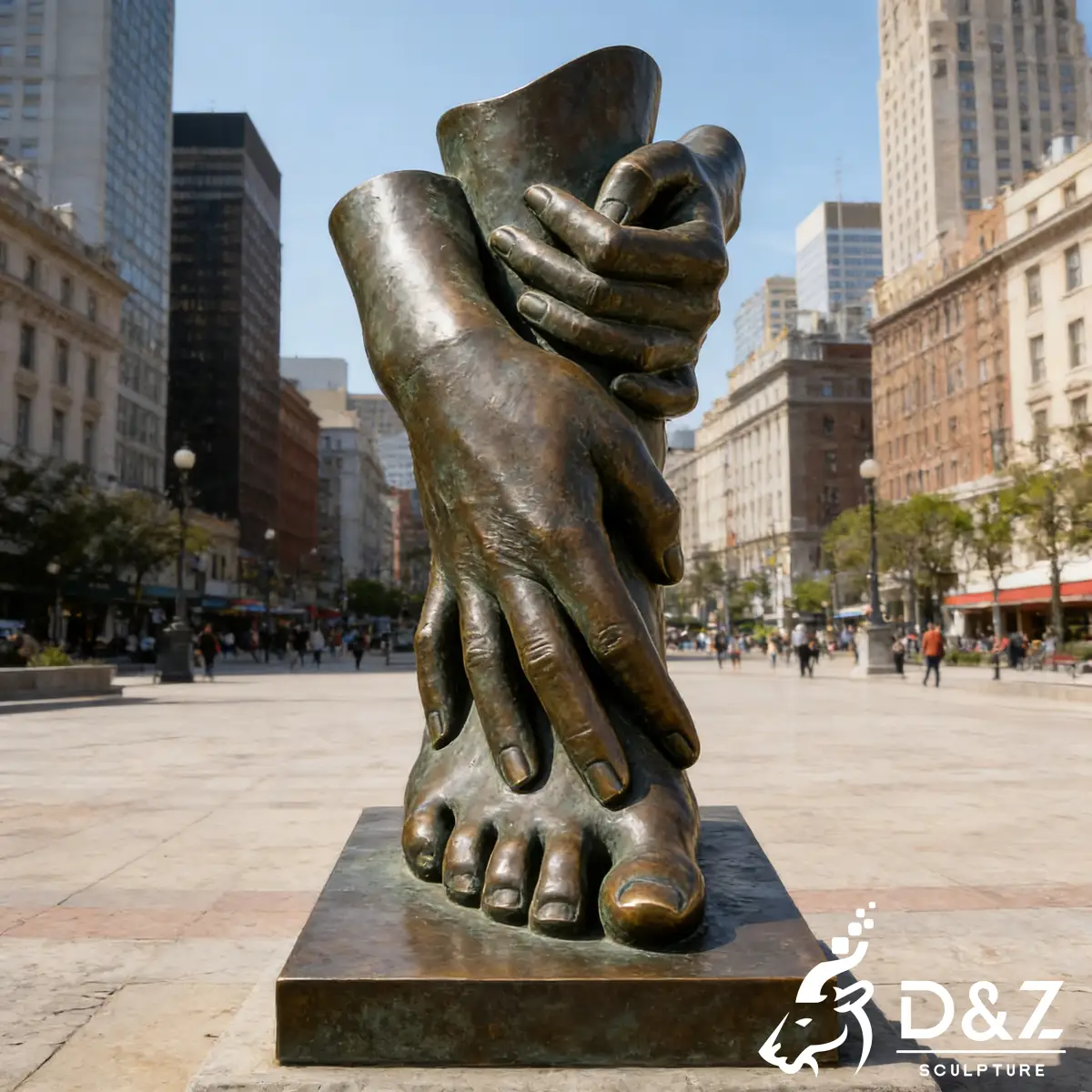 20 Custom Stunning Large Hand Sculpture Garden Decorations-11 20 Custom Stunning Large Hand Sculpture Garden Decorations-11