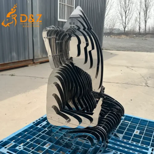 Meditation Layered Abstract Ganesha Garden Sculpture DZN593-1