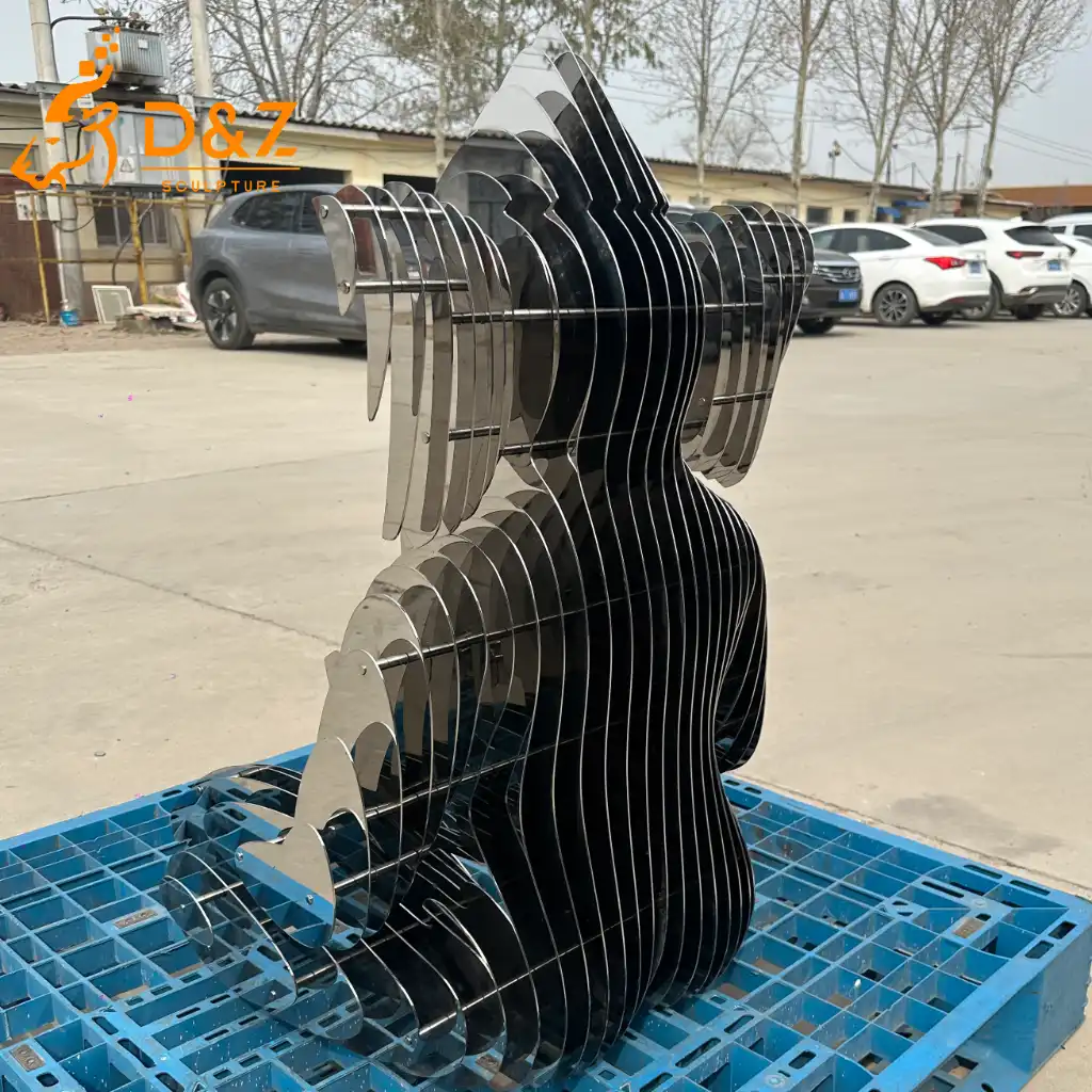 Meditation Layered Abstract Ganesha Garden Sculpture DZN593-2 Meditation Layered Abstract Ganesha Garden Sculpture DZN593-2