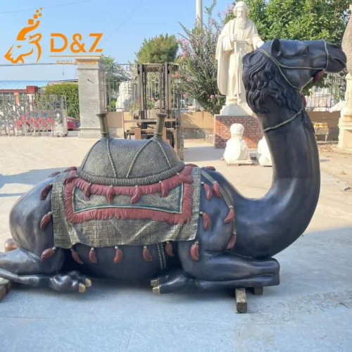 Large Outdoor Arabian Bronze Camel Statue for Sale DZN602-2