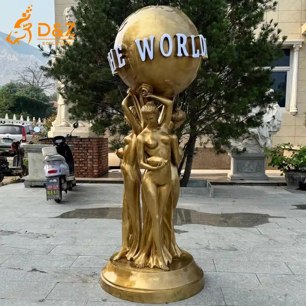Scarface The World Is Yours Statue Tony Montana Globe DZN581-3