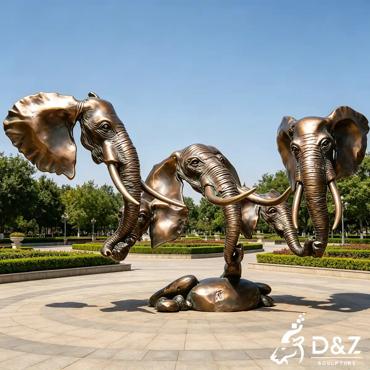 16 Personalized Family Unity Sculptures Garden Design-8