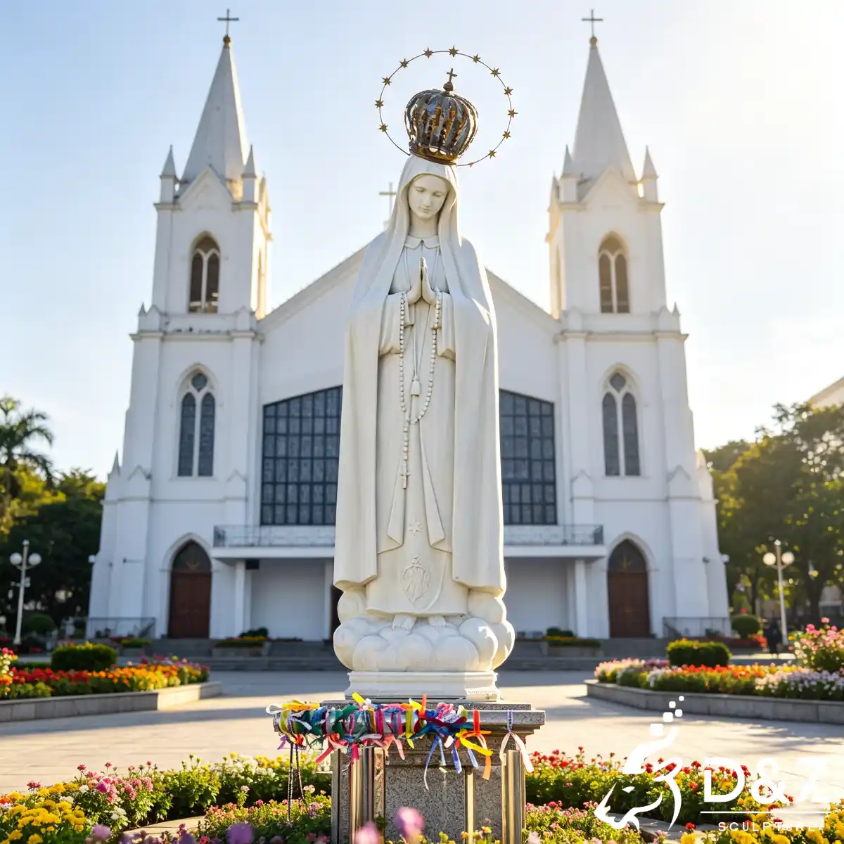 25 Sacred Outdoor Catholic Garden Statues for Faith & Blessing-6