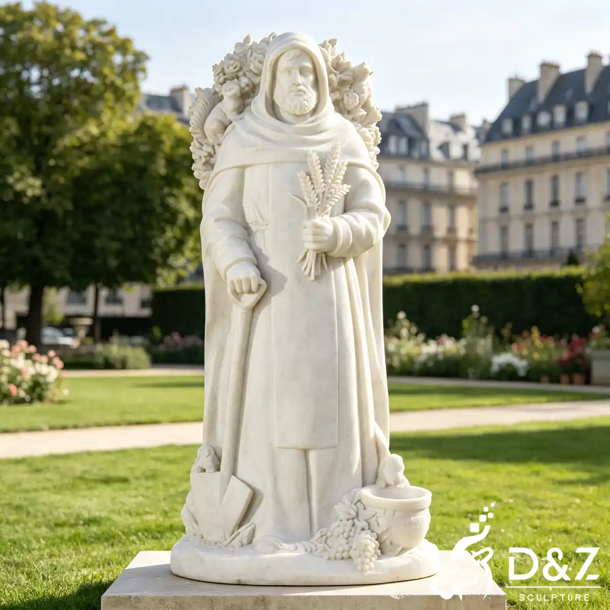 25 Sacred Outdoor Catholic Garden Statues for Faith & Blessing-7
