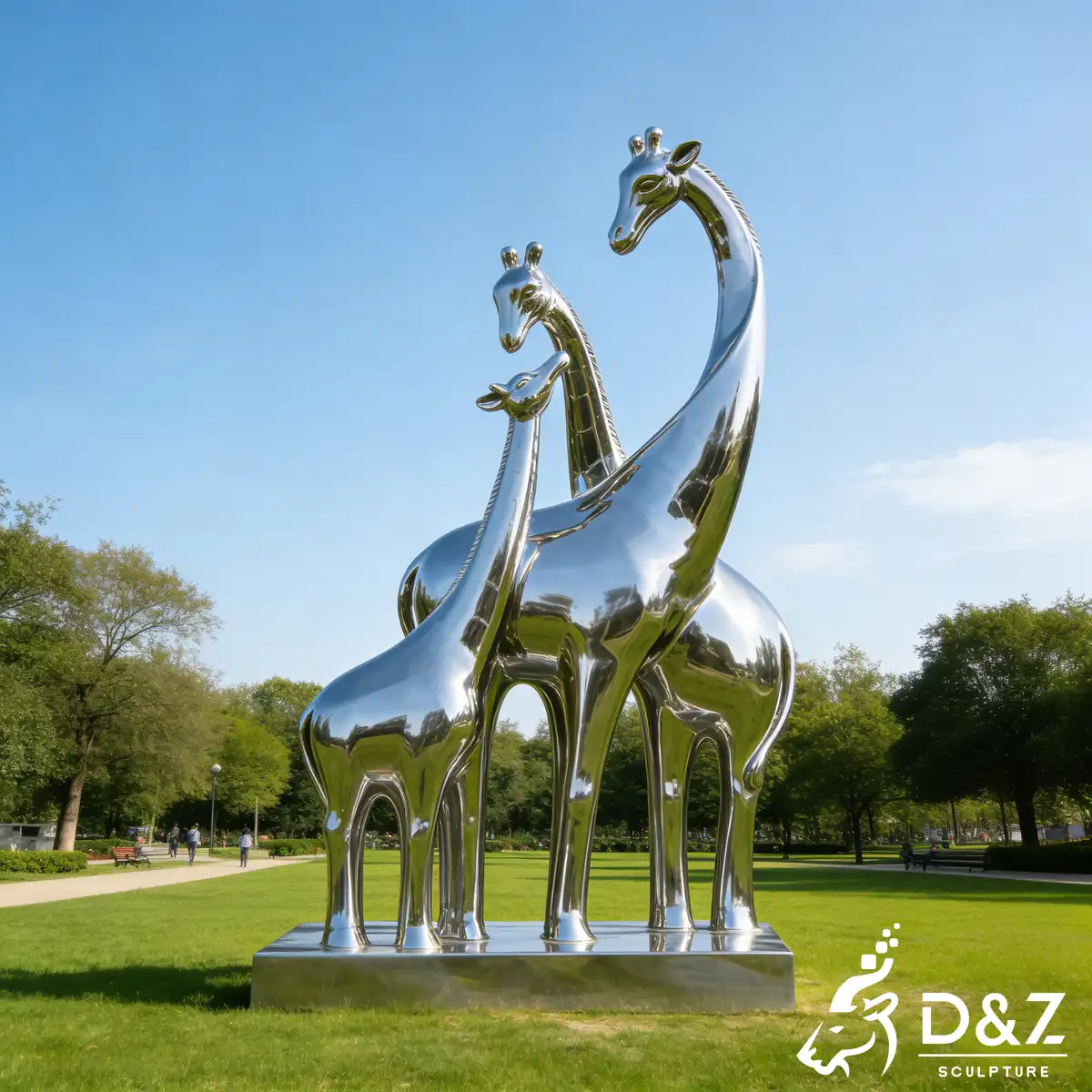 16 Personalized Family Unity Sculptures Garden Design-10