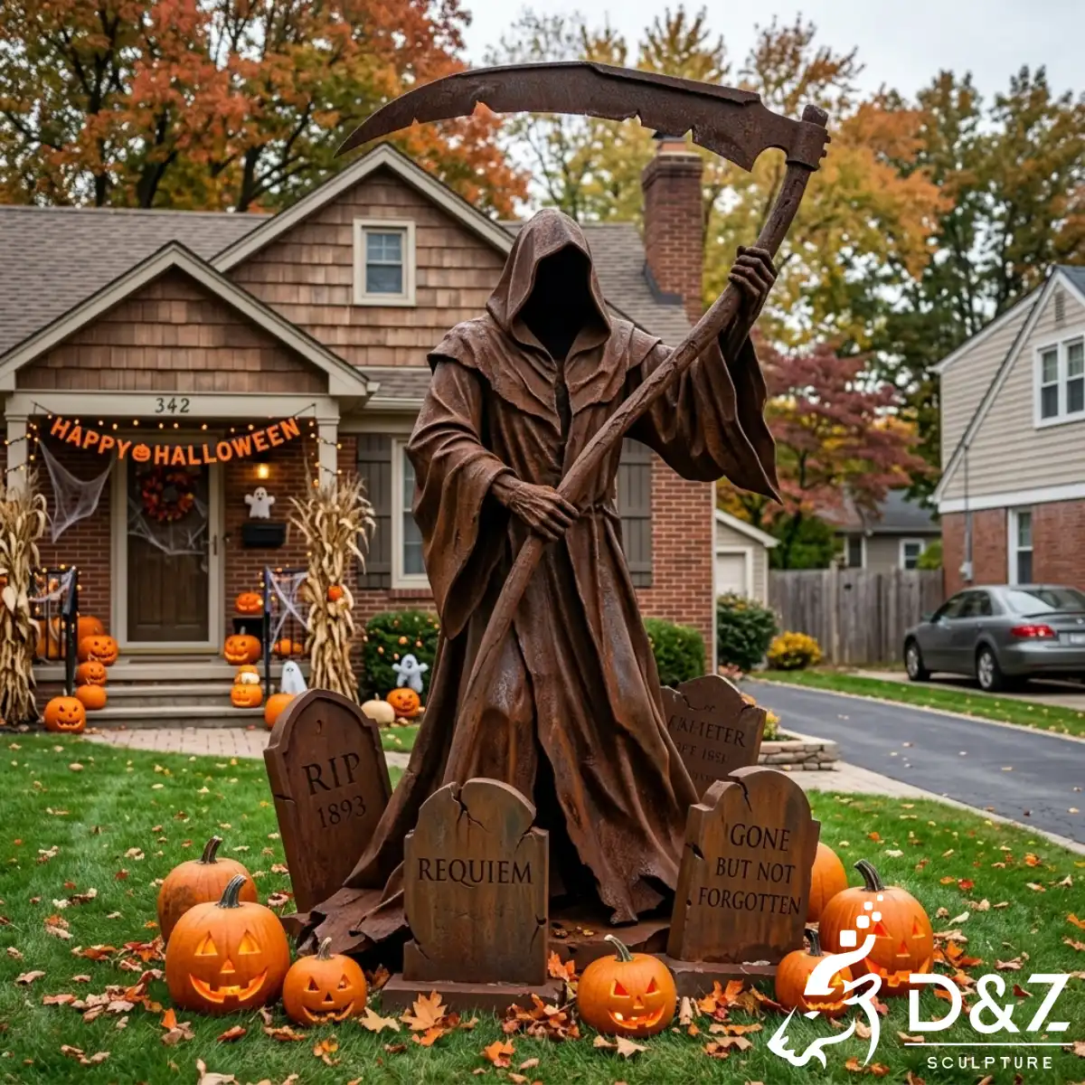 18 Ultimate Guide to Halloween Scary Statues Large Displays-4