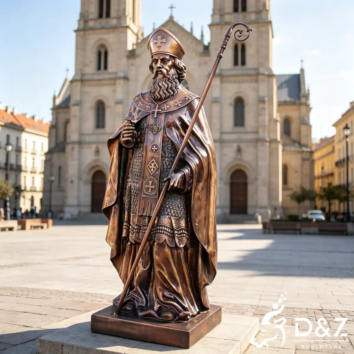 25 Sacred Outdoor Catholic Garden Statues for Faith & Blessing-19