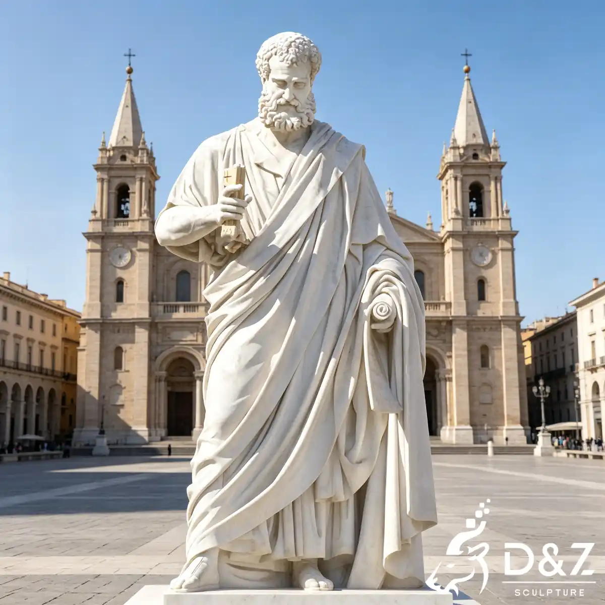 25 Sacred Outdoor Catholic Garden Statues for Faith & Blessing-20