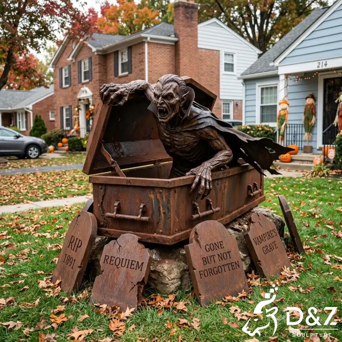18 Ultimate Guide to Halloween Scary Statues Large Displays-16