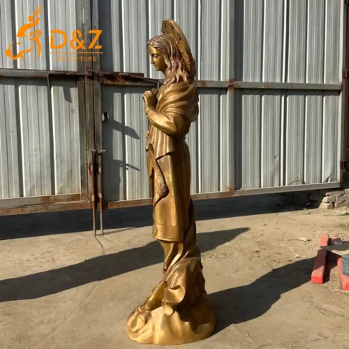 Bronze Our Lady Mary Untier of Knots Statue for Garden DZN617-2