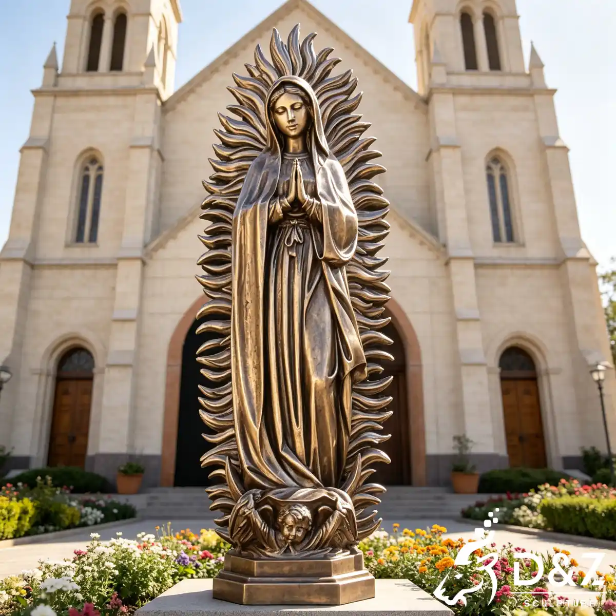 25 Sacred Outdoor Catholic Garden Statues for Faith & Blessing-25